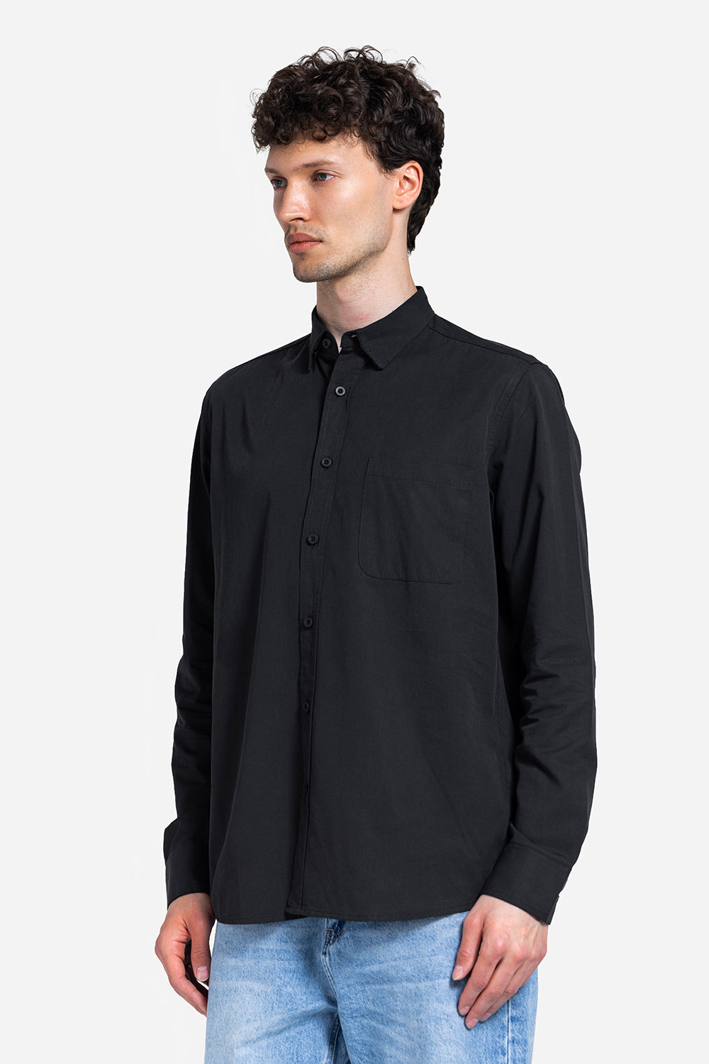 long sleeve shirt - Men - Plain