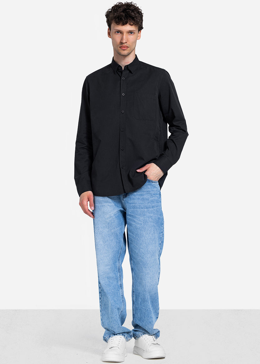 long sleeve shirt - Men - Plain