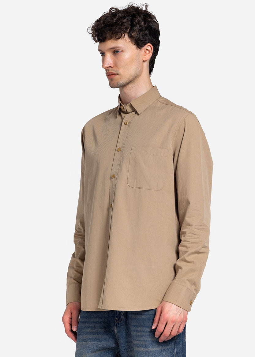 long sleeve shirt - Men - Plain