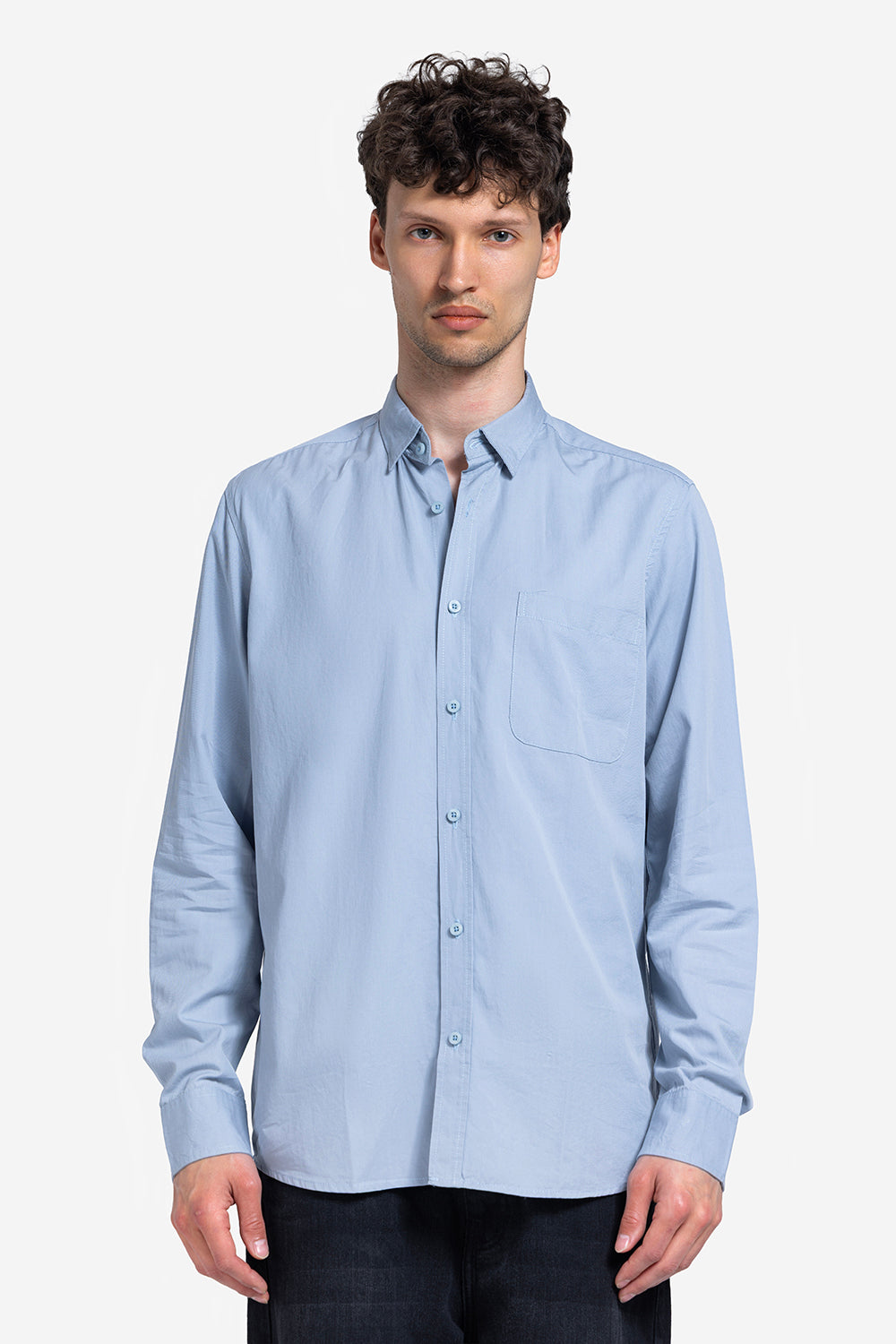 long sleeve shirt - Men - Plain