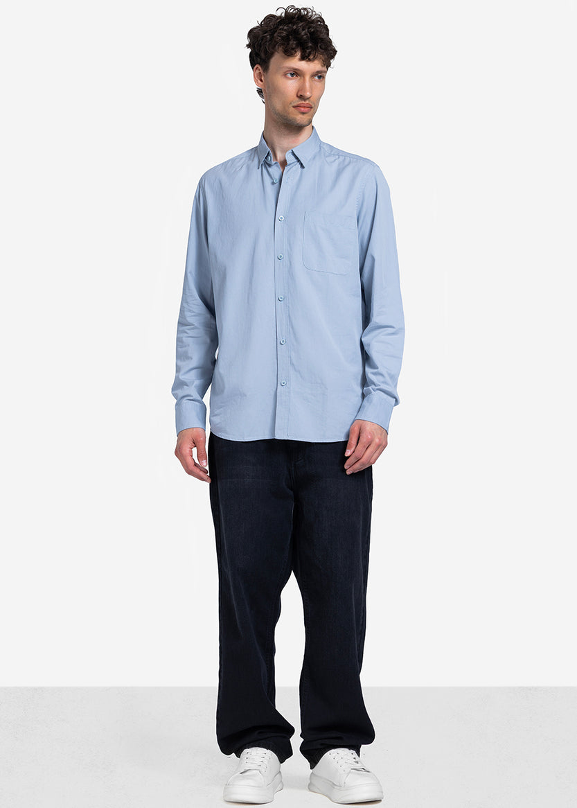 long sleeve shirt - Men - Plain