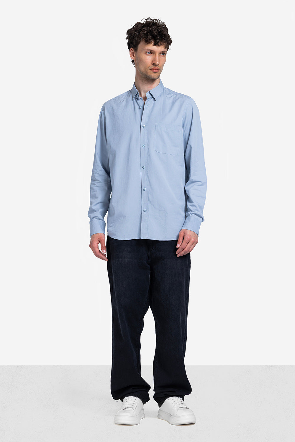 long sleeve shirt - Men - Plain