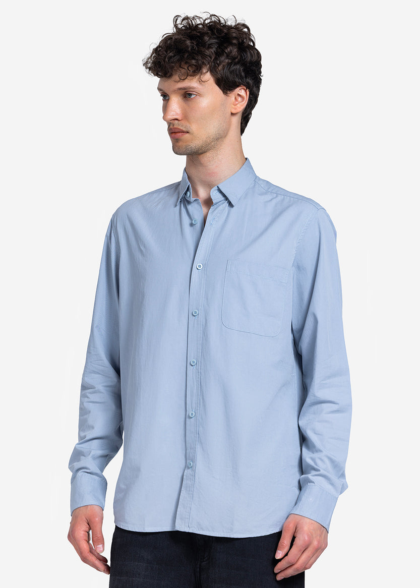 long sleeve shirt - Men - Plain