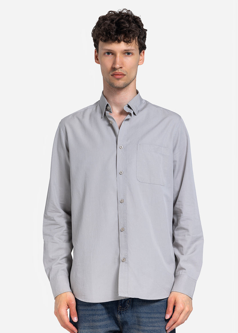 long sleeve shirt - Men - Plain