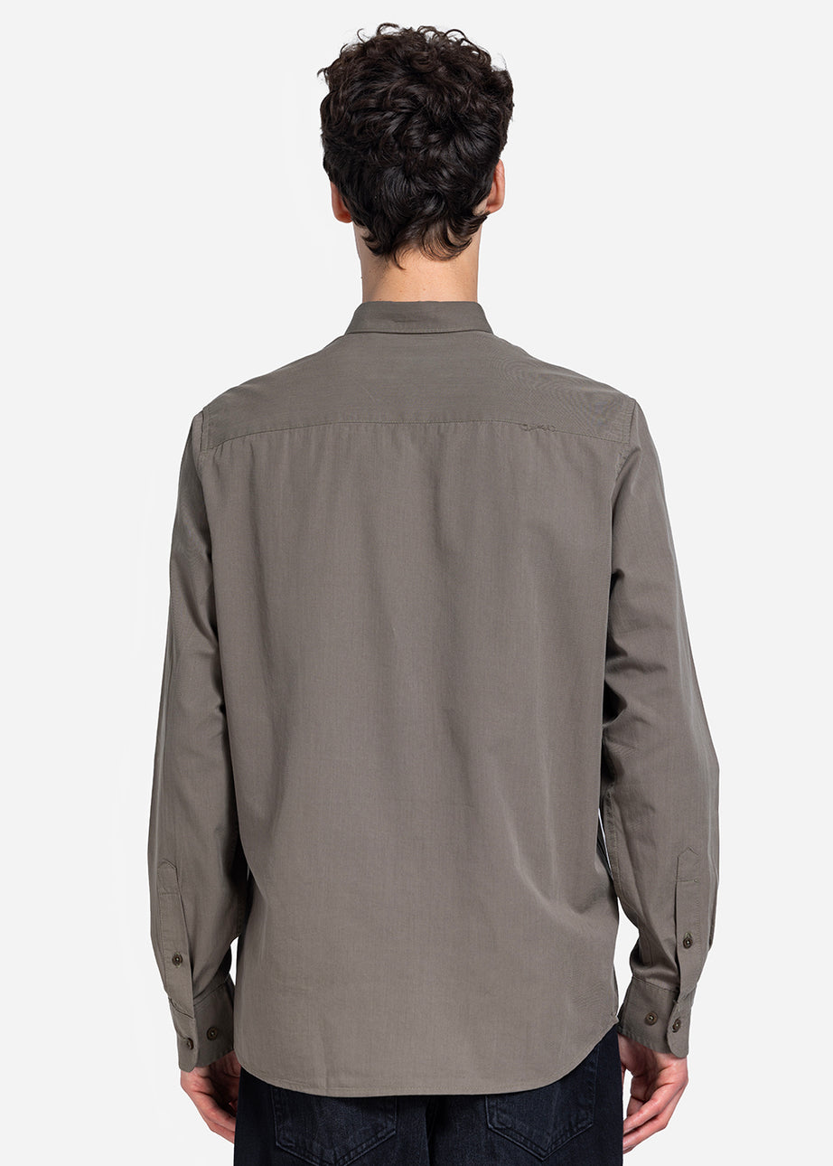 Long Sleeve Shirt - Men - Plain