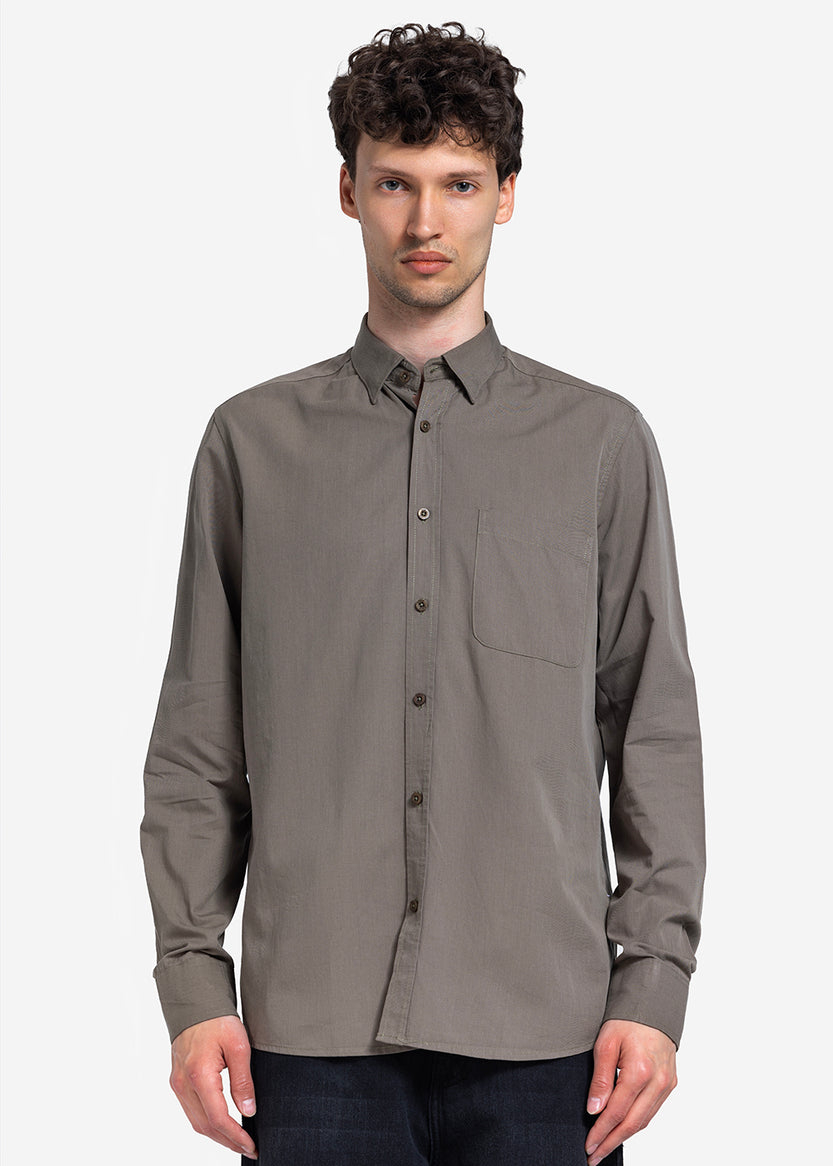 long sleeve shirt - Men - Plain