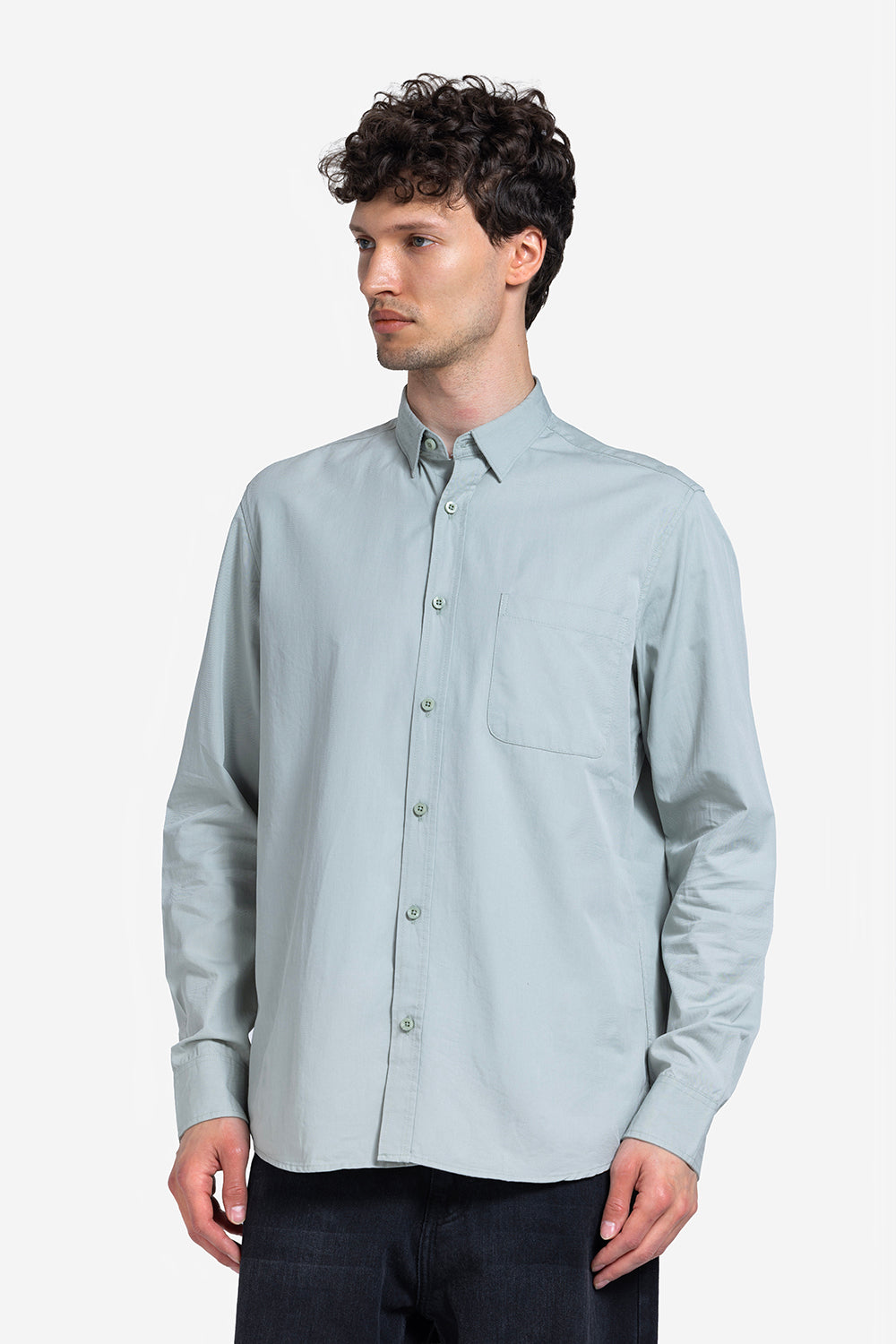 long sleeve shirt - Men - Plain