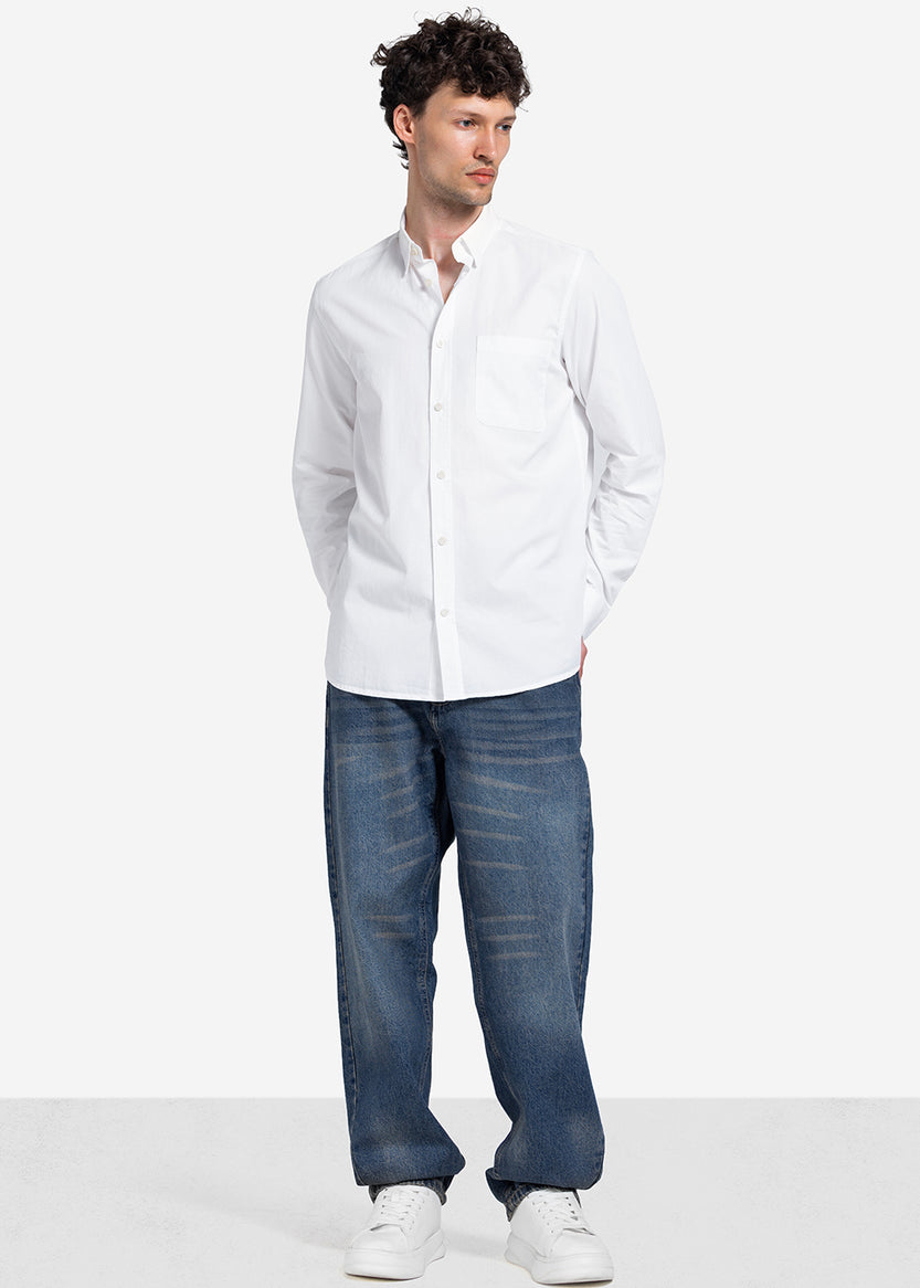 long sleeve shirt - Men - Plain