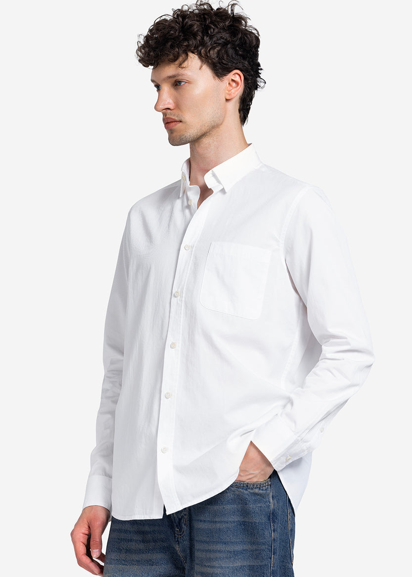 long sleeve shirt - Men - Plain