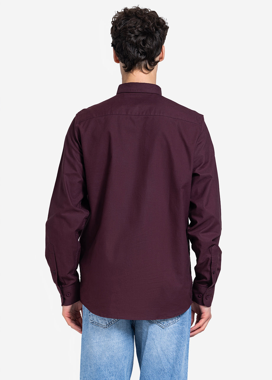 Long Sleeve Shirt - Men - Plain