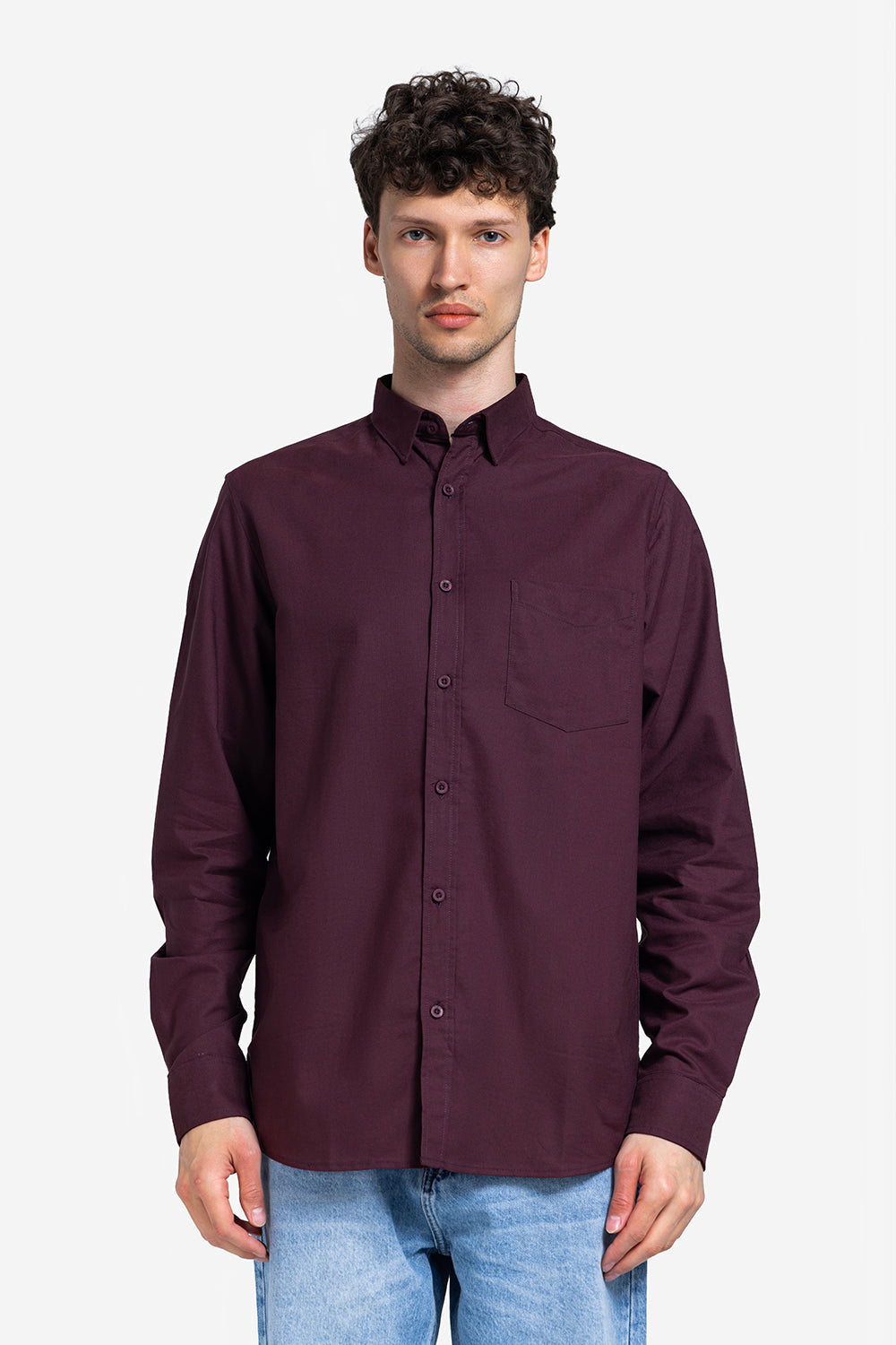 long sleeve shirt - Men - Plain