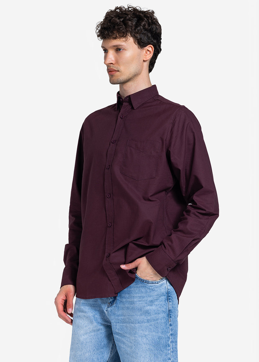 long sleeve shirt - Men - Plain