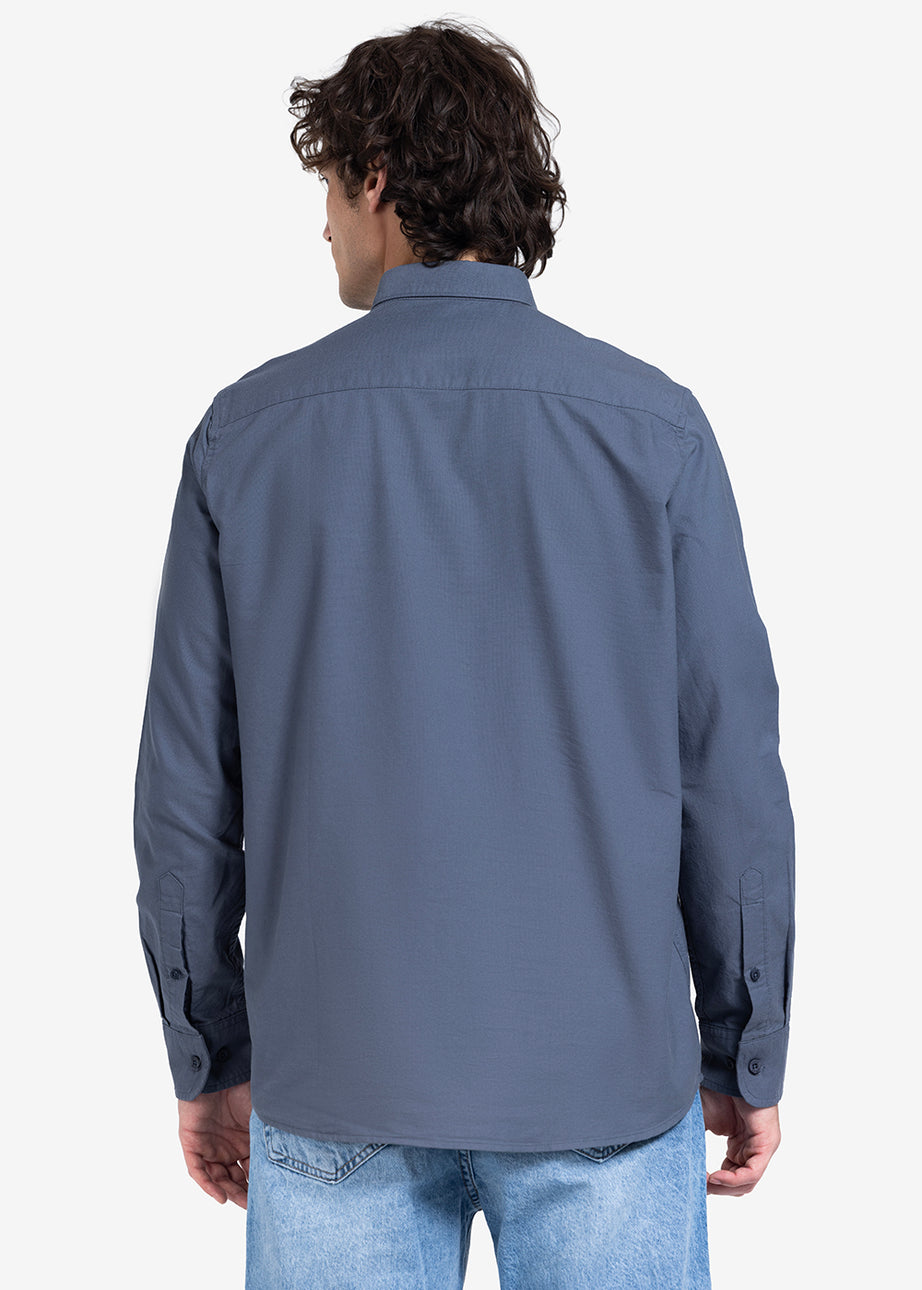 Long Sleeve Shirt - Men - Plain