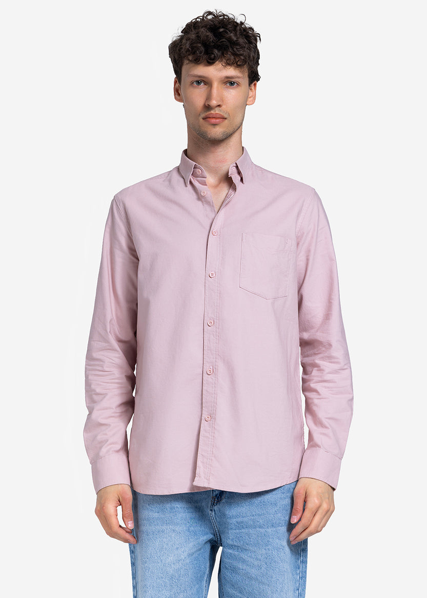 long sleeve shirt - Men - Plain