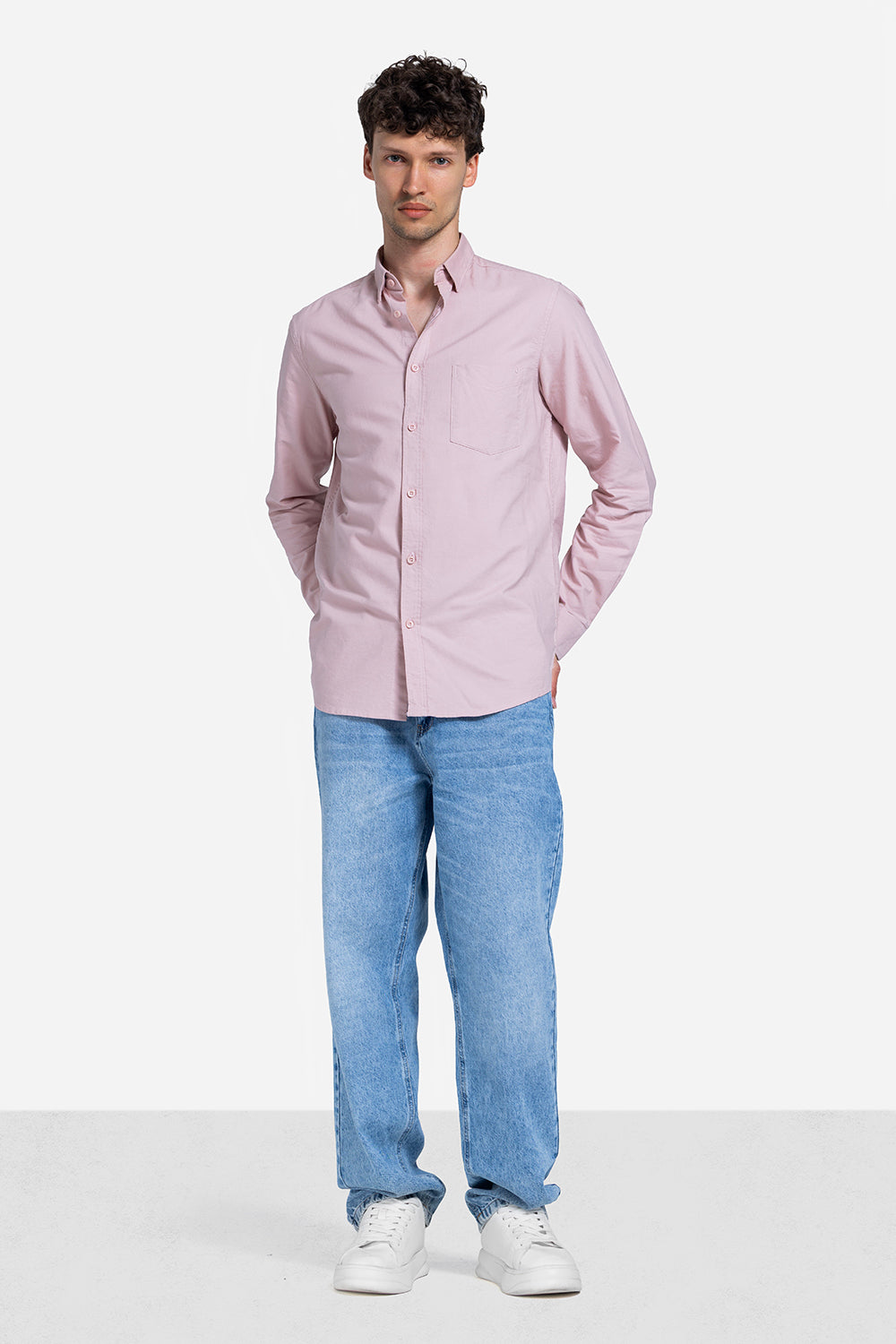long sleeve shirt - Men - Plain
