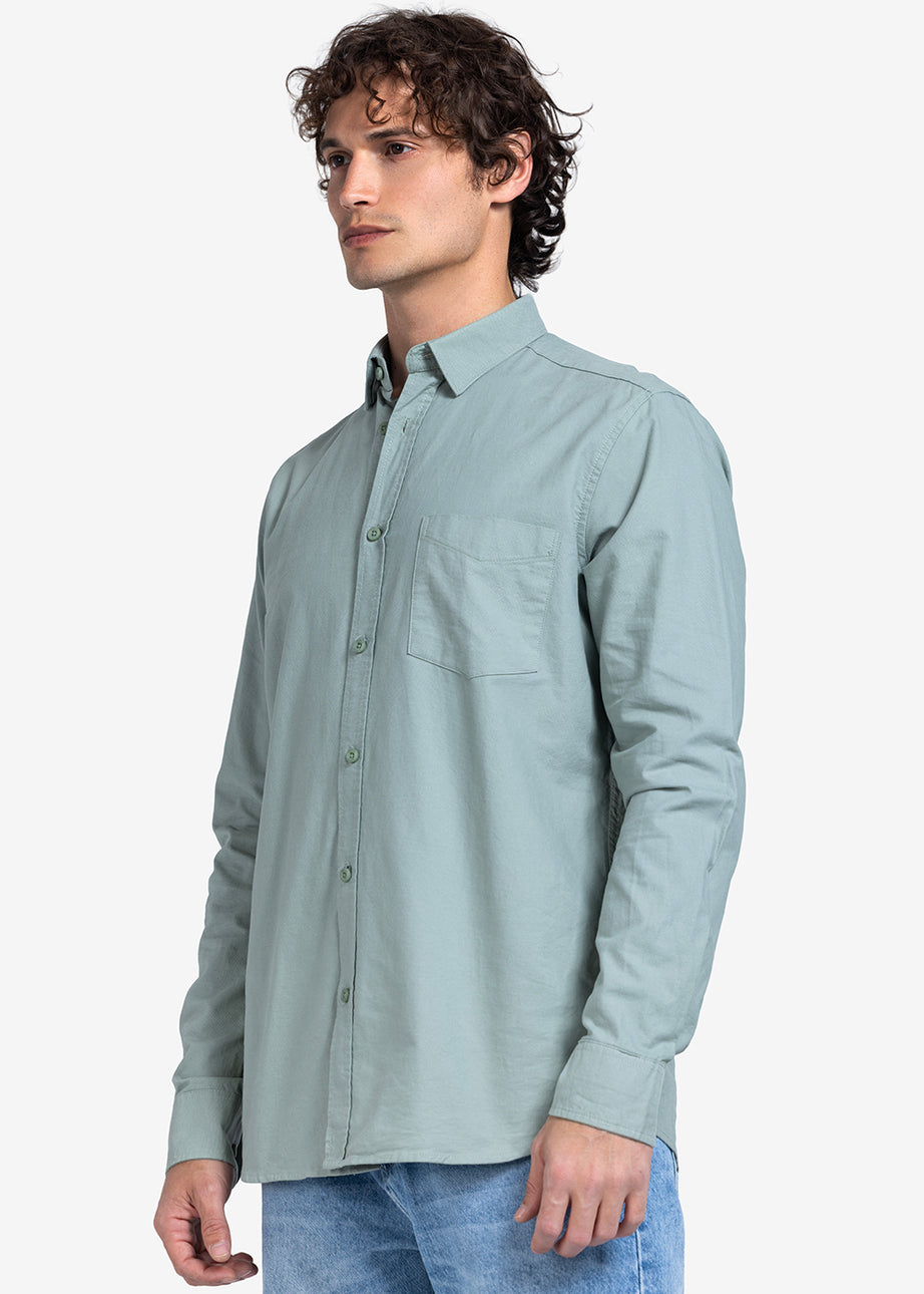 Long Sleeve Shirt - Men - Plain