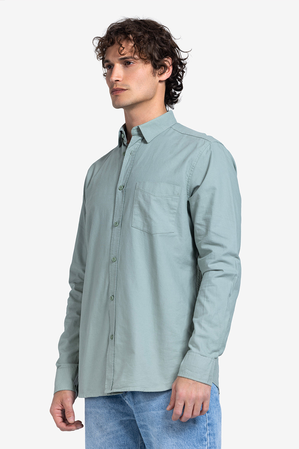 long sleeve shirt - Men - Plain