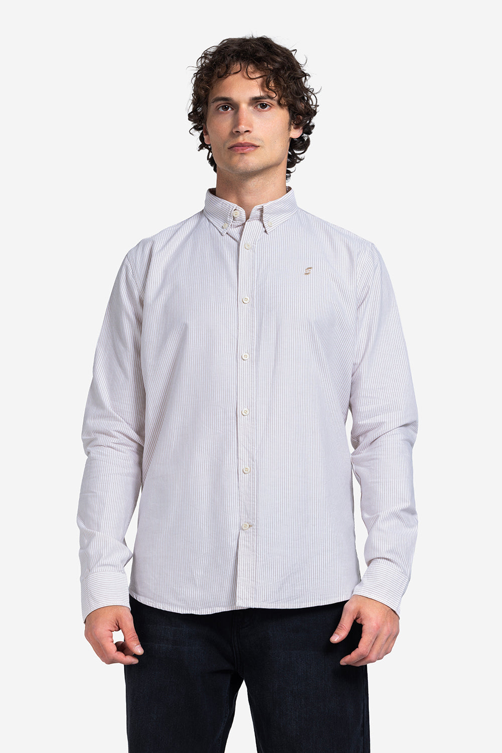 Long Sleeve Shirt - Men - Stripped