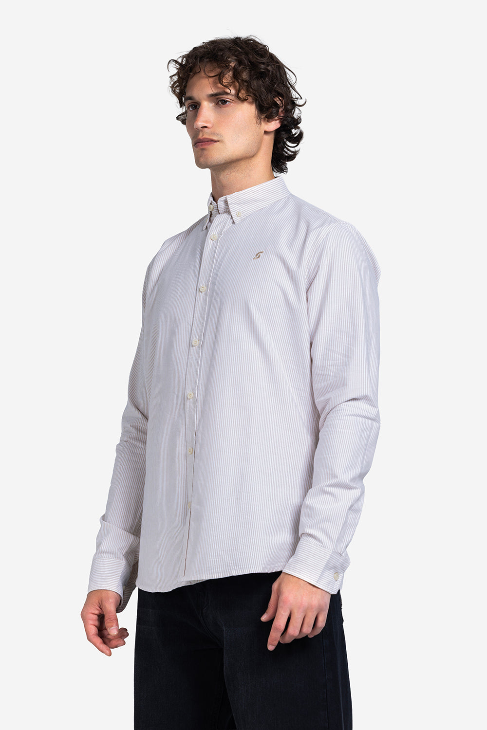 Long Sleeve Shirt - Men - Stripped