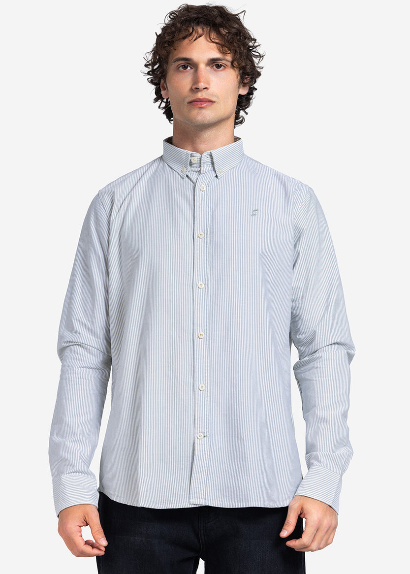 Long Sleeve Shirt - Men - Stripped