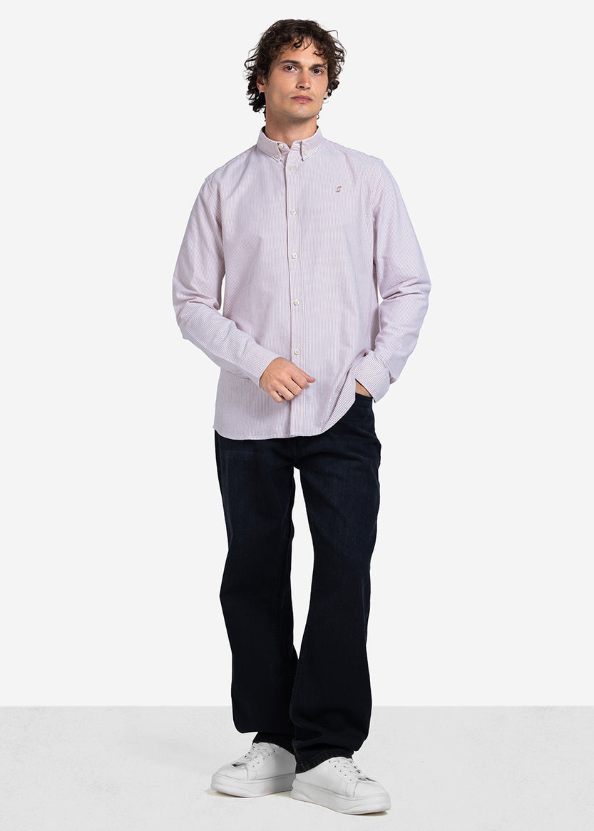 Long Sleeve Shirt - Men - Stripped