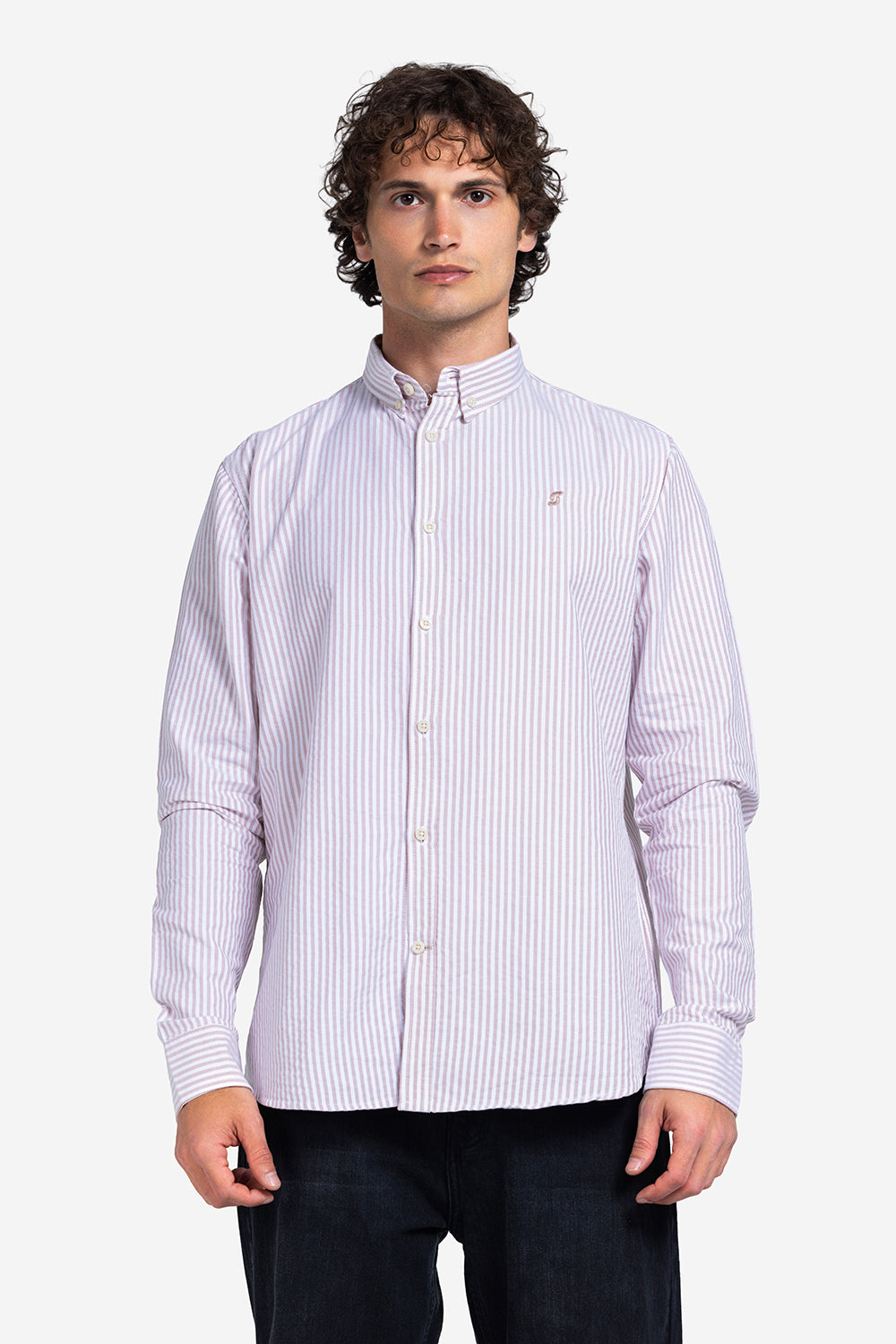Long Sleeve Shirt - Men - Striped