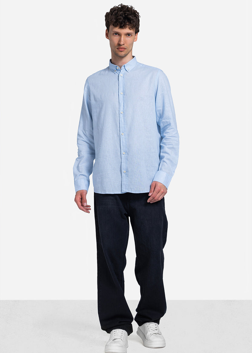 long sleeve shirt - Men - Plain