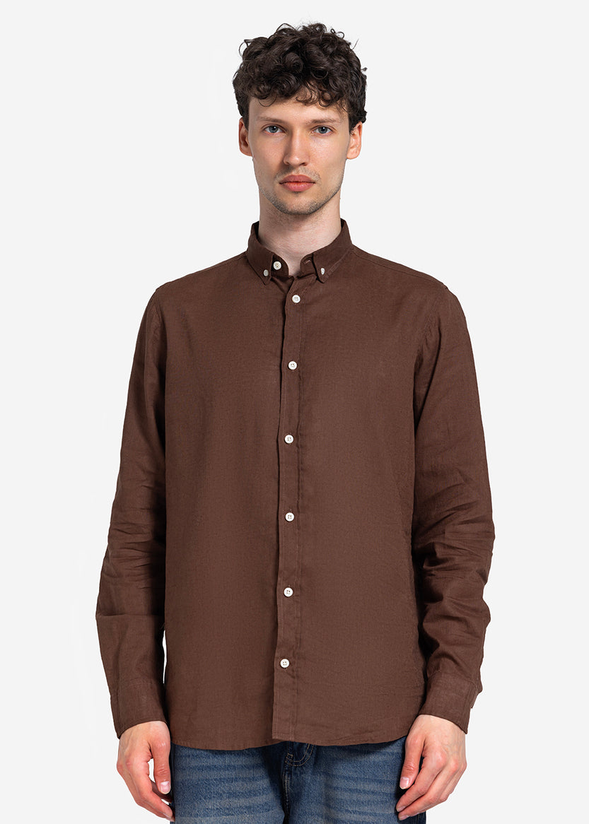 long sleeve shirt - Men - Plain