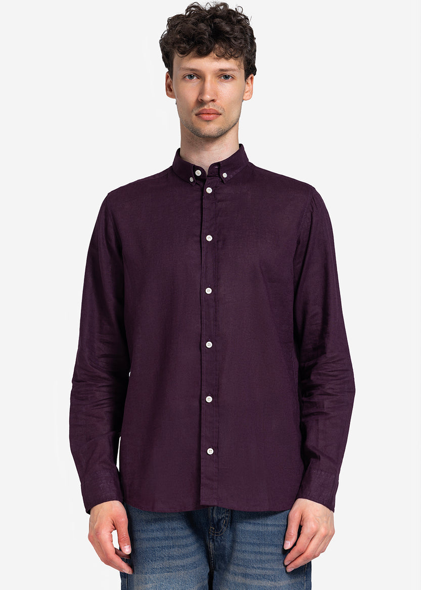 long sleeve shirt - Men - Plain