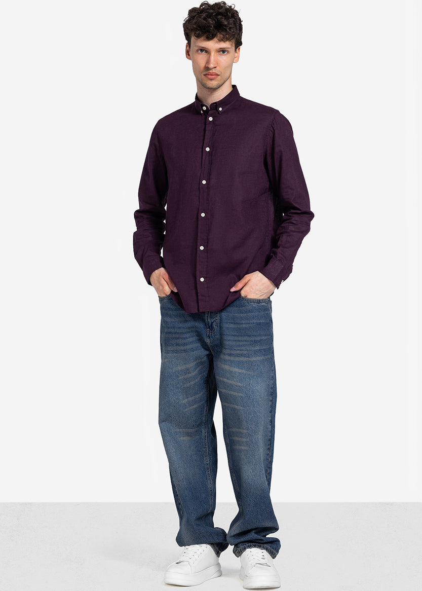 long sleeve shirt - Men - Plain