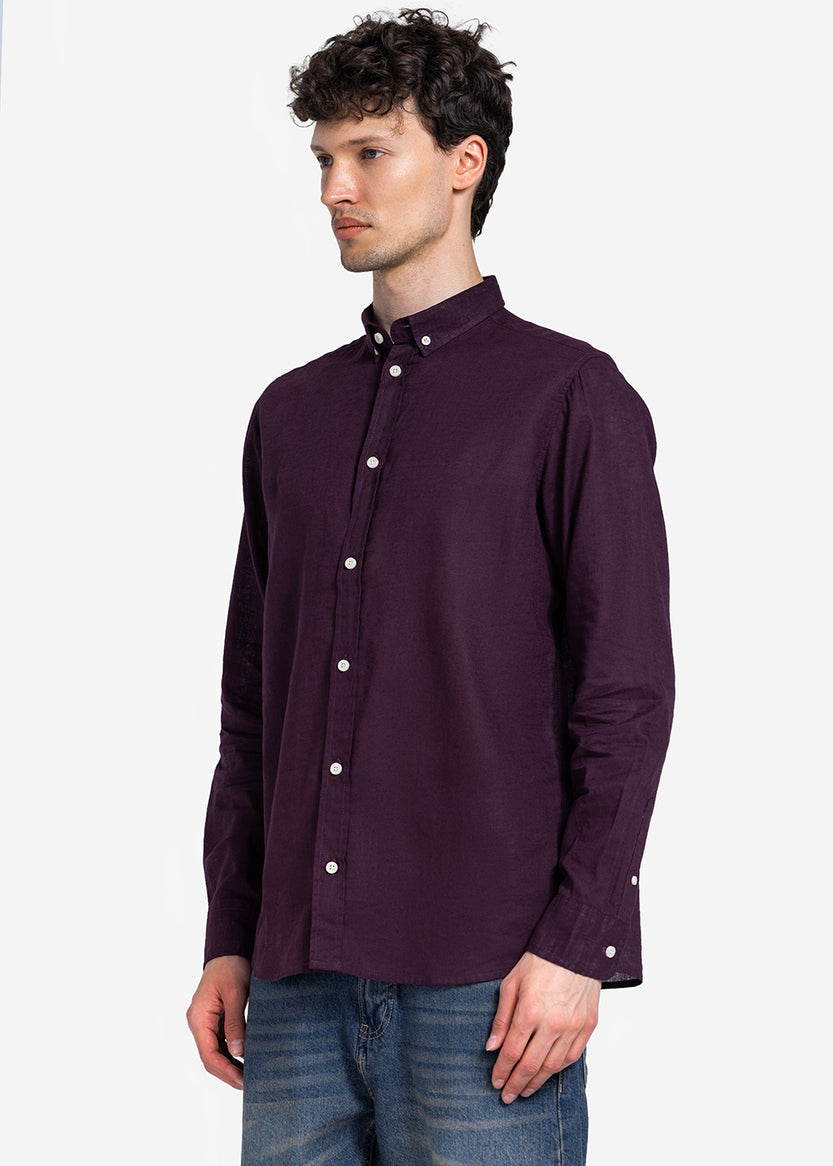 long sleeve shirt - Men - Plain