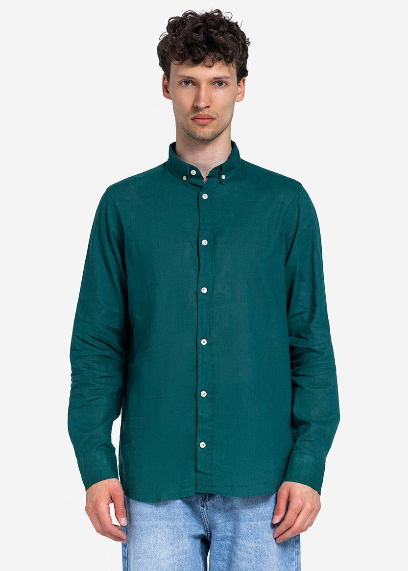 long sleeve shirt - Men - Plain