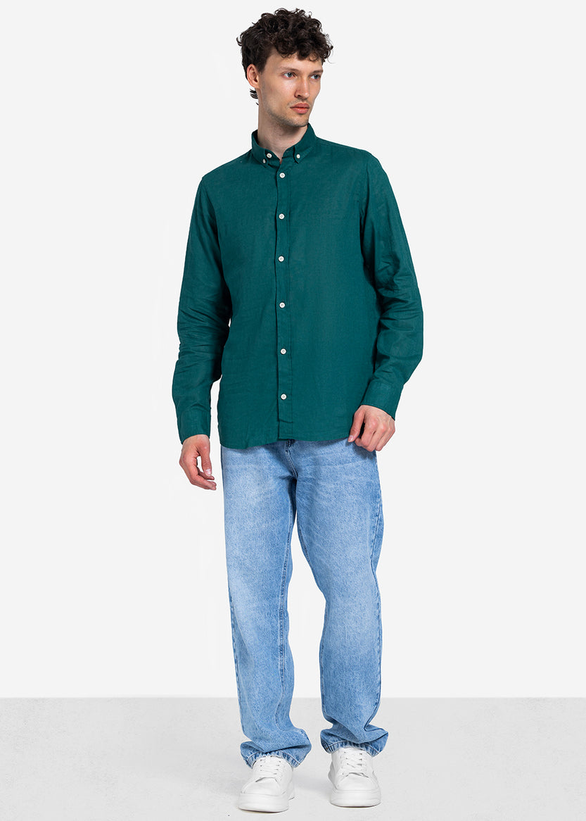 long sleeve shirt - Men - Plain