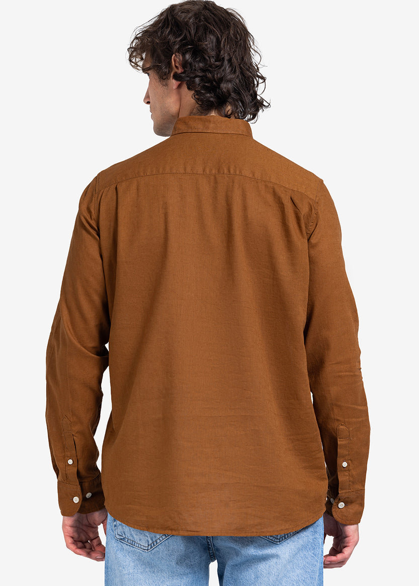 long sleeve shirt - Men - Plain