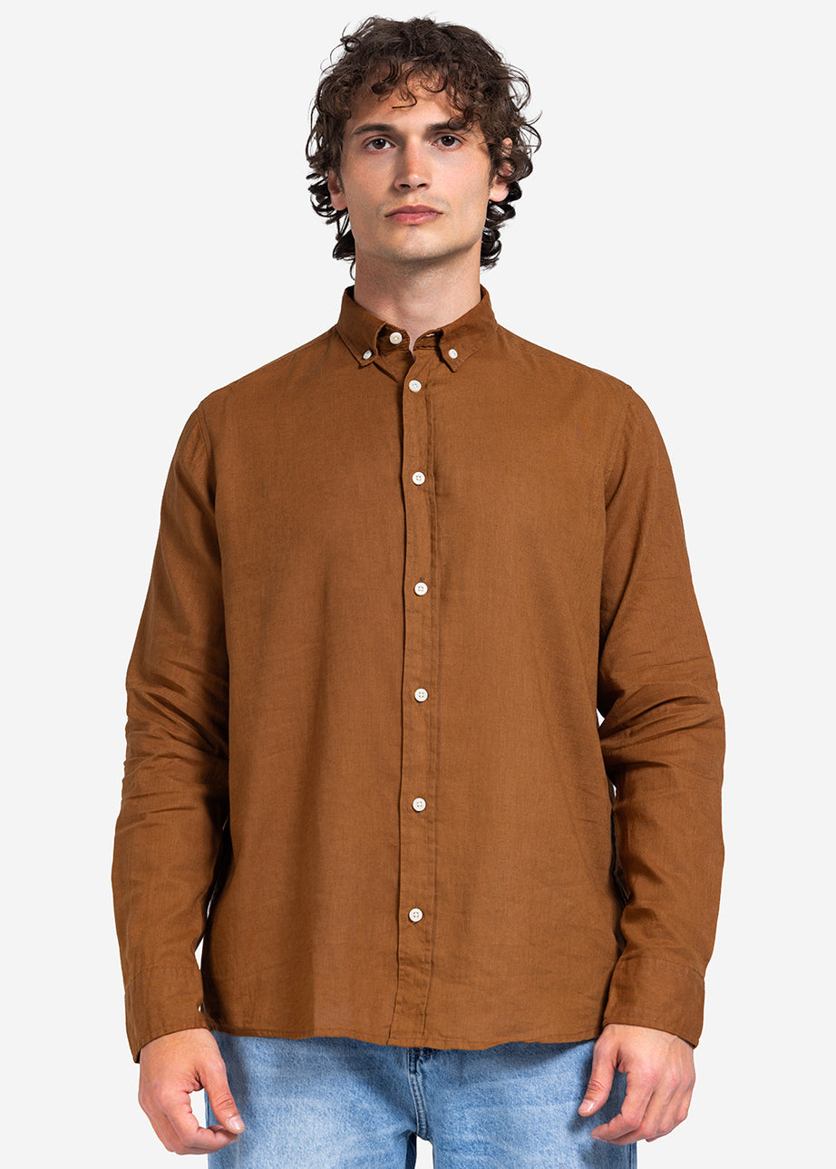 Long Sleeve Shirt - Men - Plain
