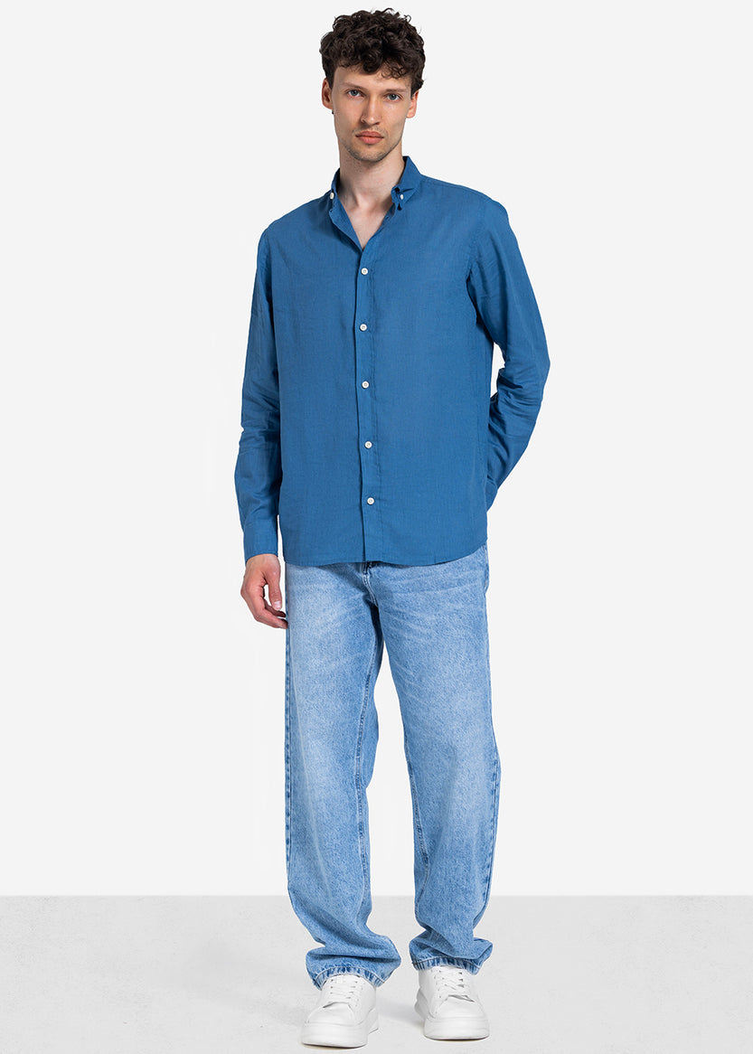 long sleeve shirt - Men - Plain