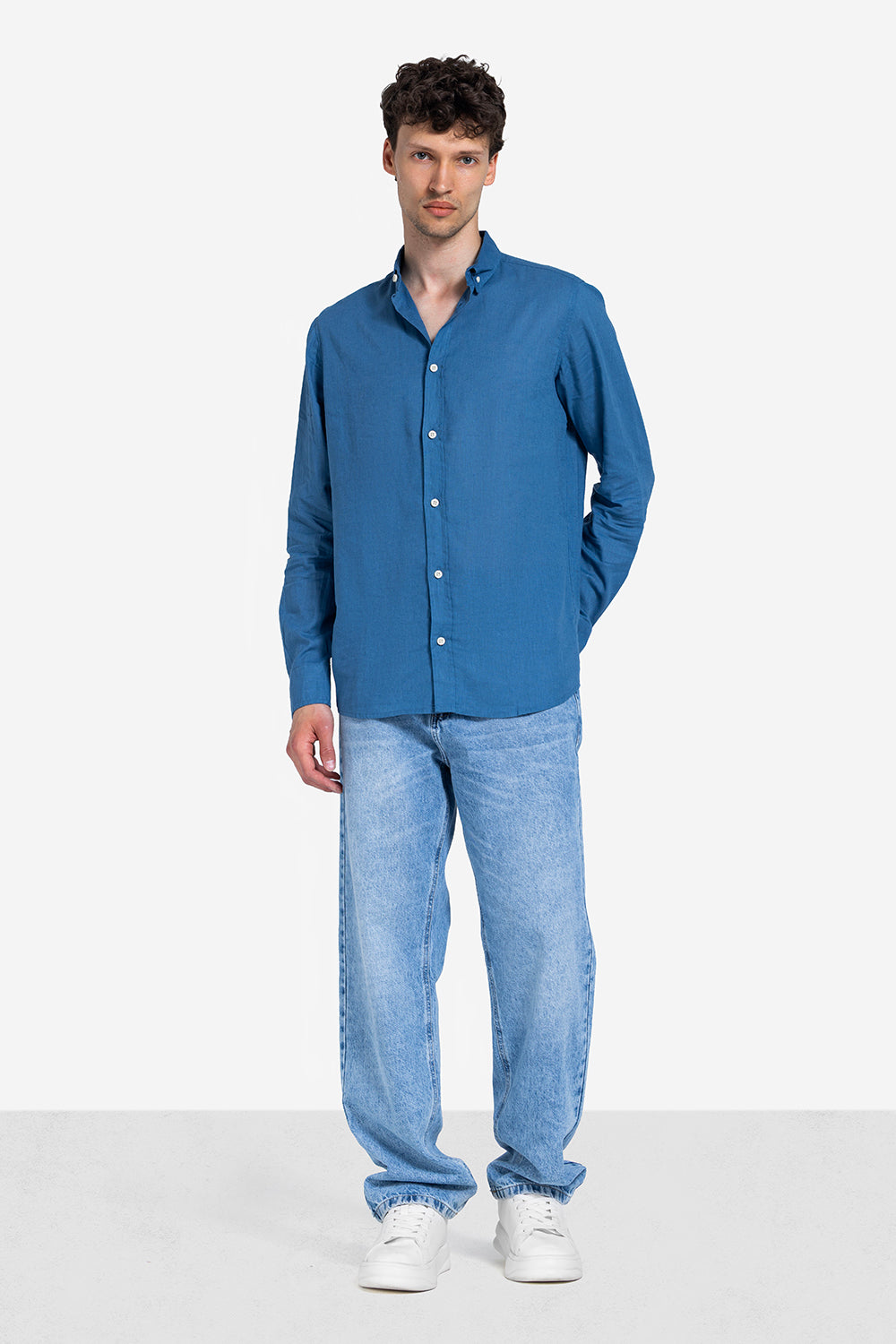 long sleeve shirt - Men - Plain