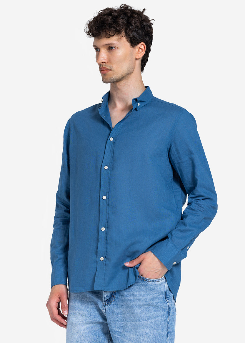 long sleeve shirt - Men - Plain