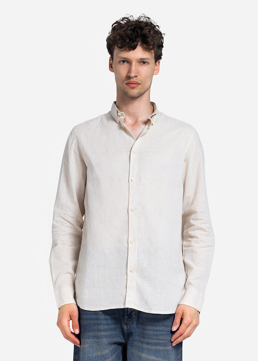 long sleeve shirt - Men - Plain