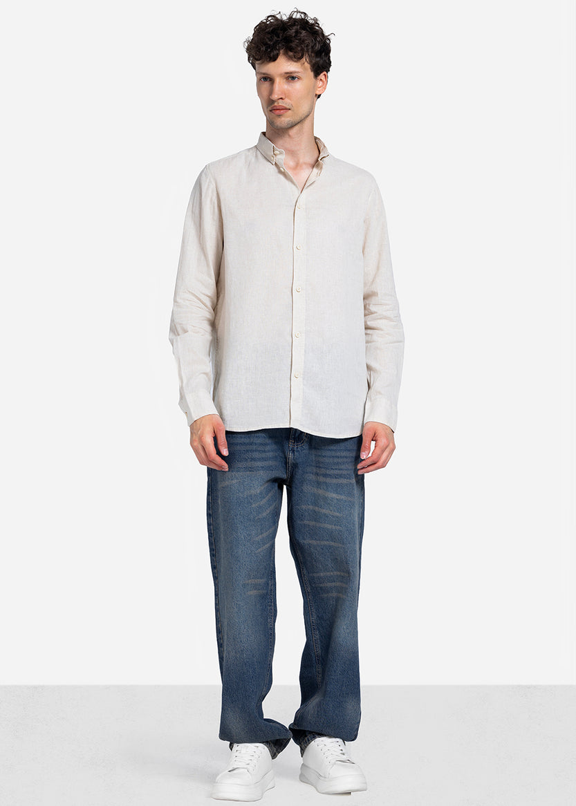 long sleeve shirt - Men - Plain