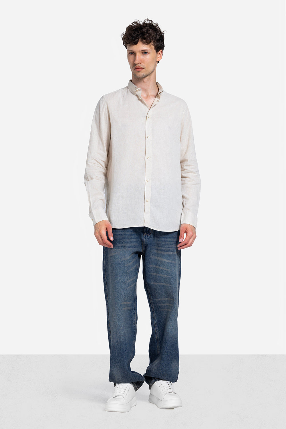 long sleeve shirt - Men - Plain