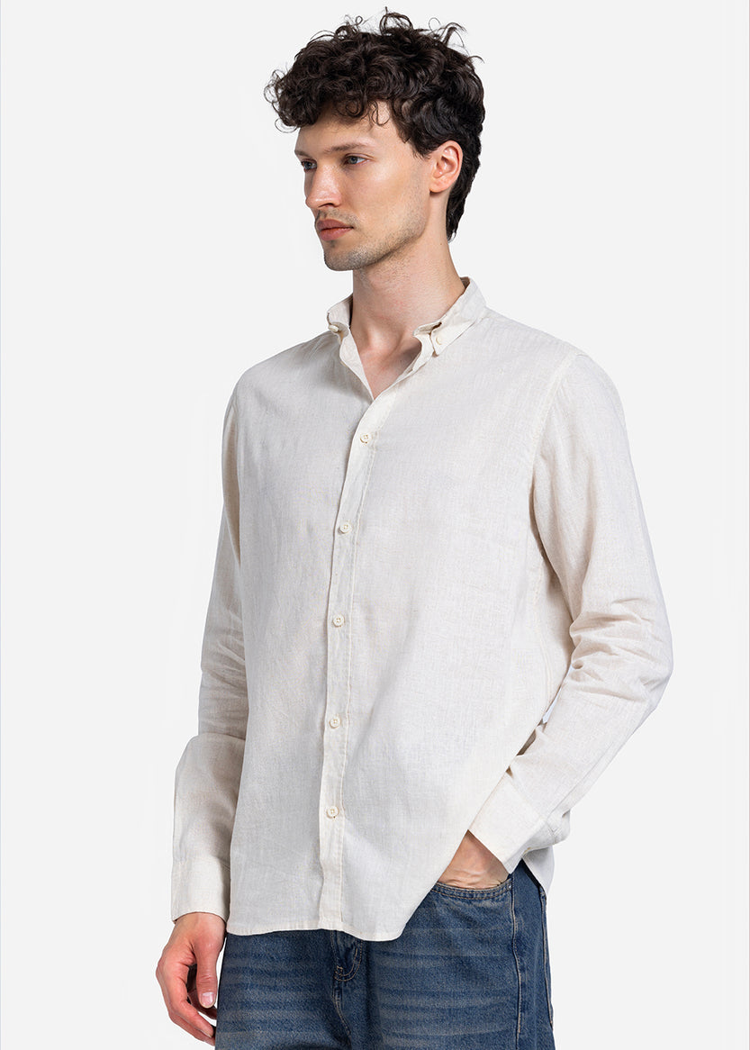long sleeve shirt - Men - Plain