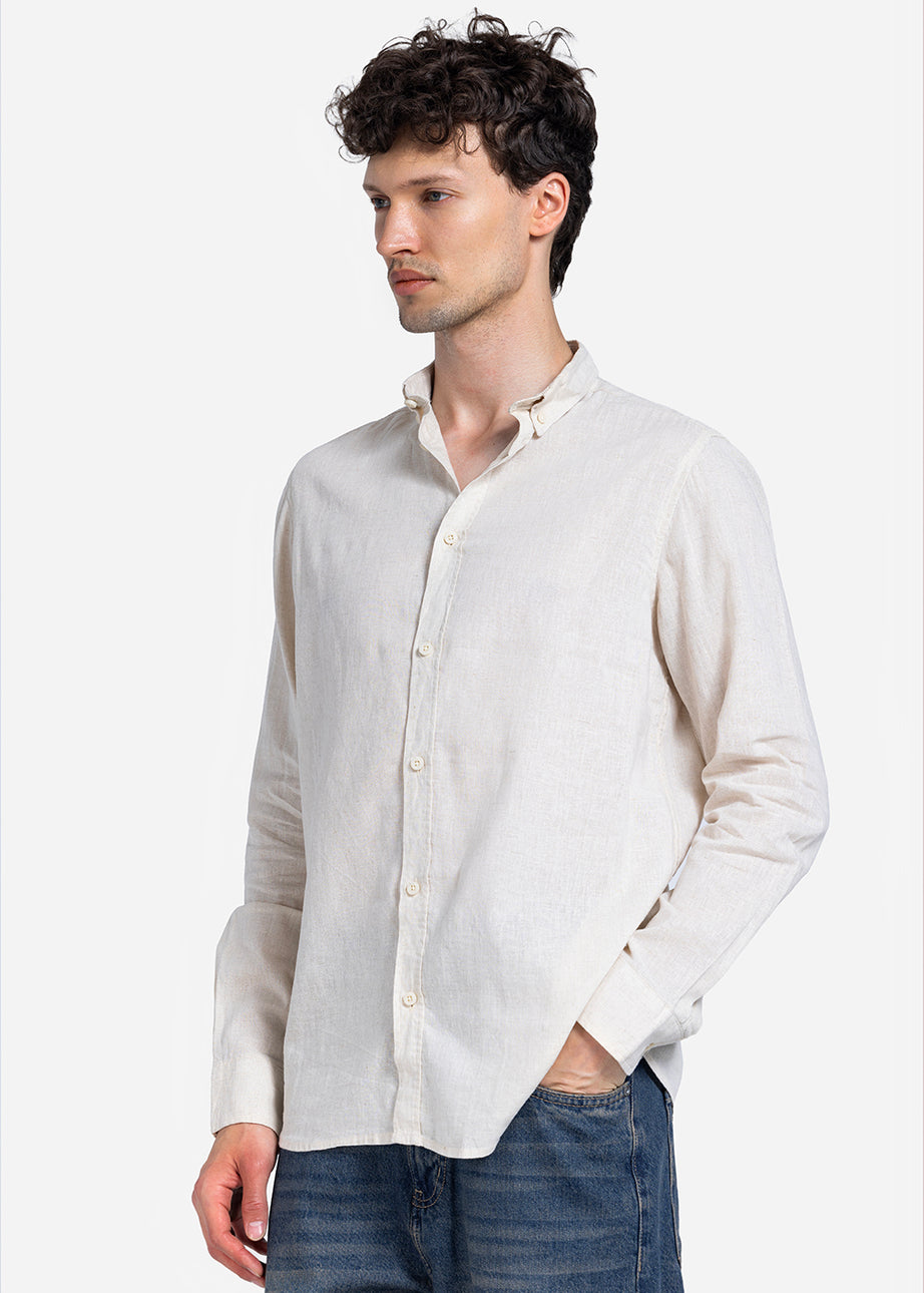 Long Sleeve Shirt - Men - Plain