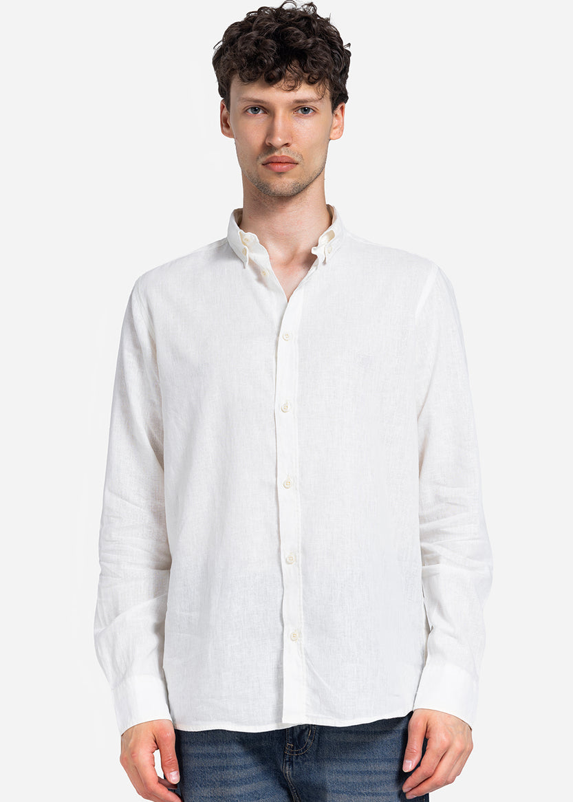 long sleeve shirt - Men - Plain