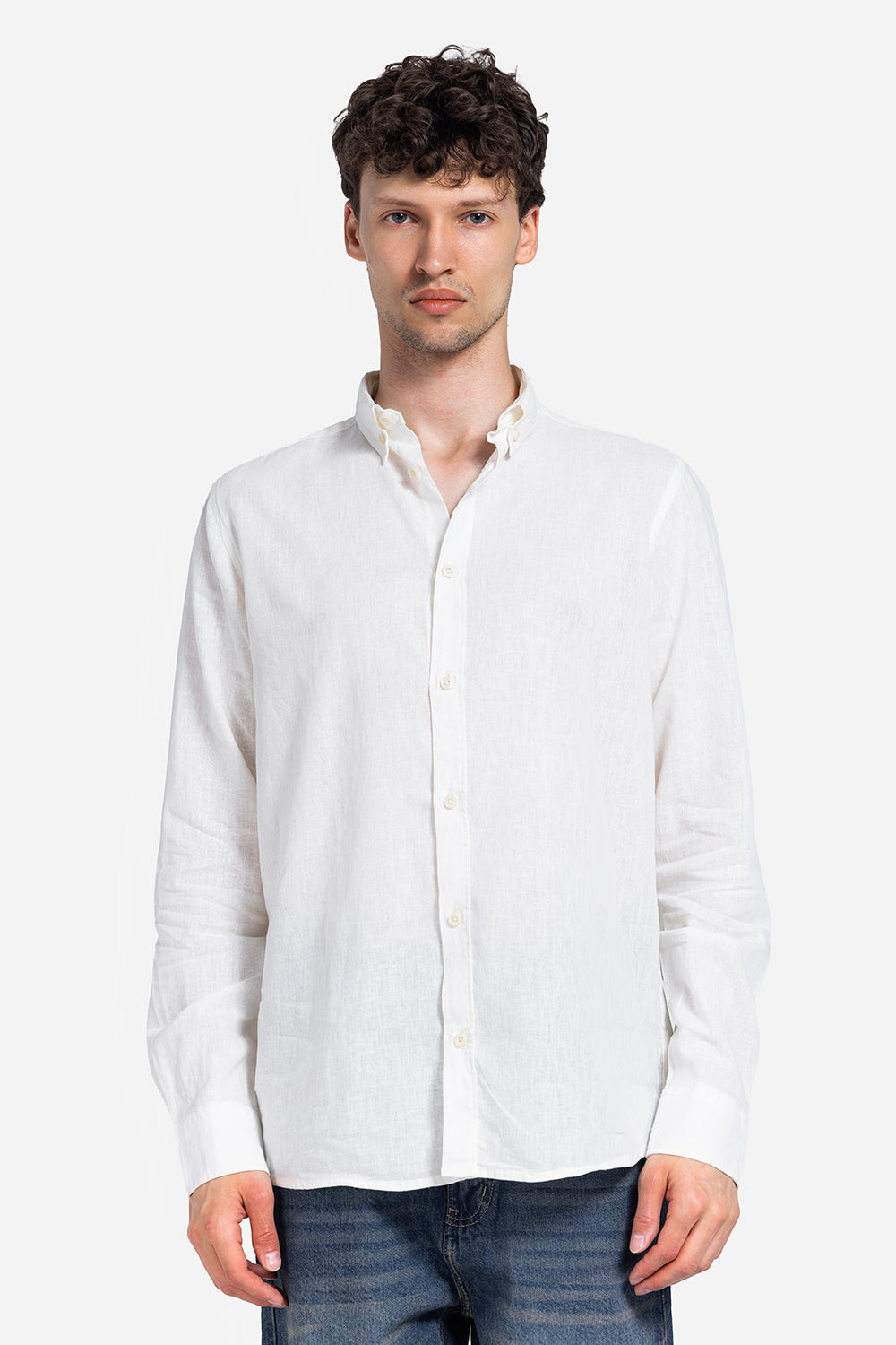 long sleeve shirt - Men - Plain