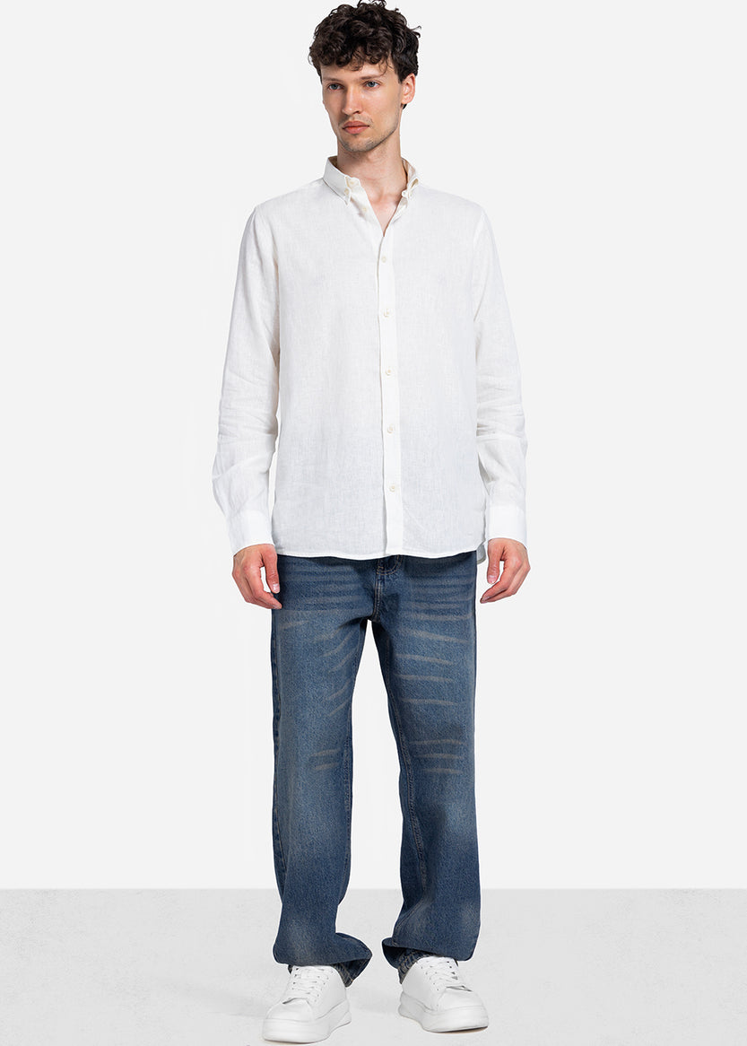 long sleeve shirt - Men - Plain