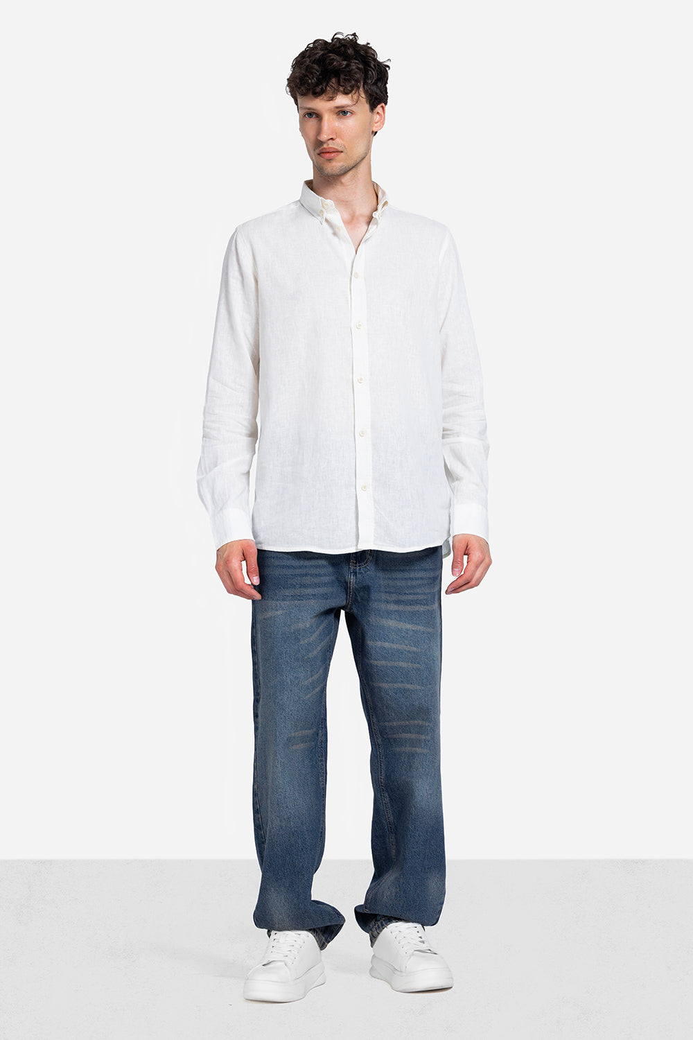 long sleeve shirt - Men - Plain