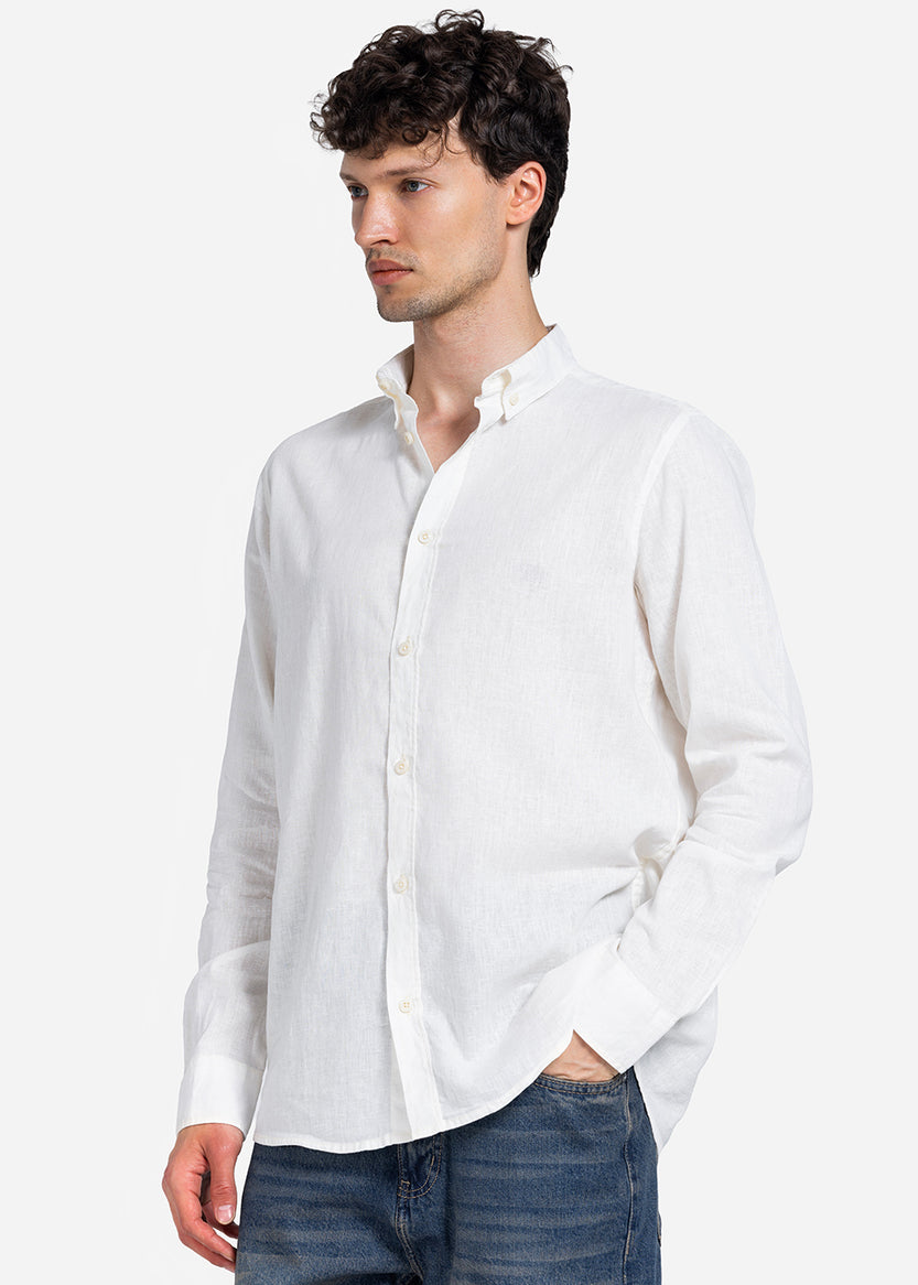 long sleeve shirt - Men - Plain