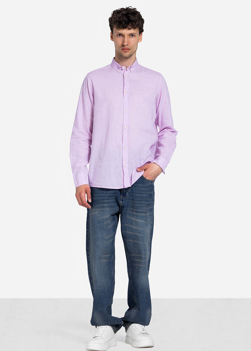 long sleeve shirt - Men - Plain