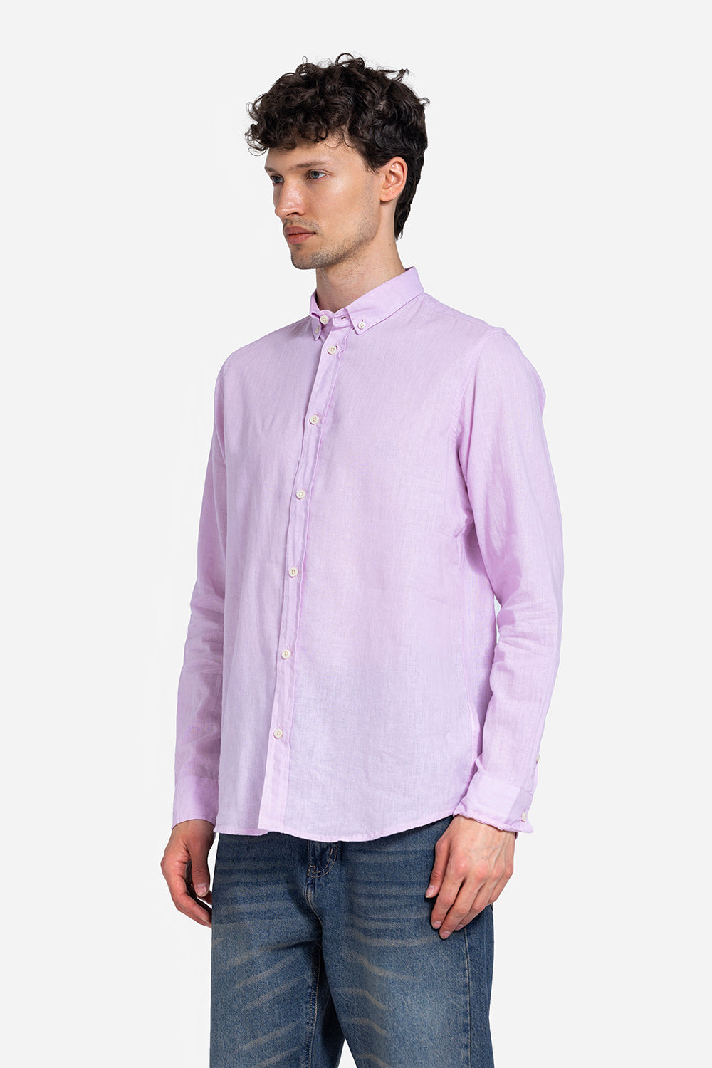 long sleeve shirt - Men - Plain
